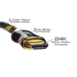 QualGear HDMI Premium Certified 2.0b cable with Ethernet 10 ft. (2-Pack) QG-PCBL-HD20-10FT-2PK