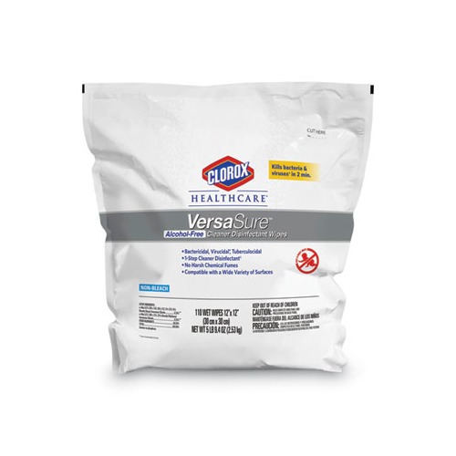 Clorox VersaSure Cleaner Disinfectant Wipes  CLO31761