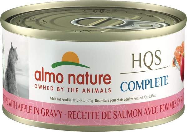 Almo Nature Complete Salmon Recipe with Apples Grain-Free Canned Cat Food