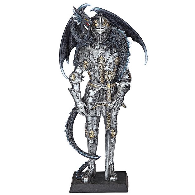 Design Toscano Sir Lancelot And The Gothic Dragon Statue