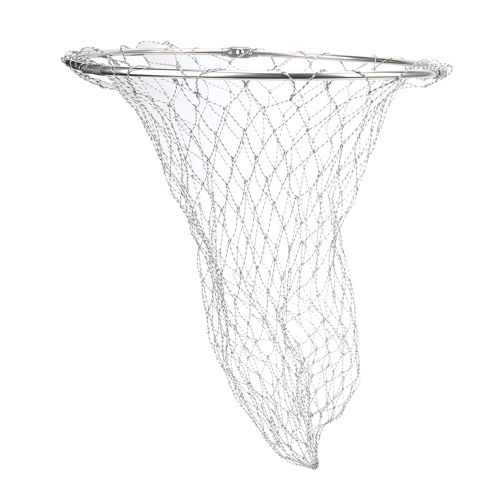 Landing Net Heads 39cm Big Nylon Braiding Mesh Brail Net For Catching Fish And Birds