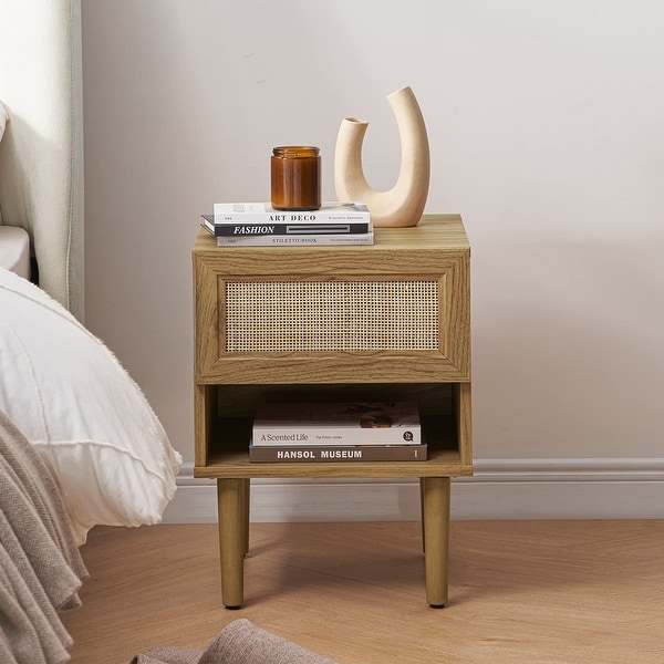 Mopio Haylee Modern Farmhouse Boho Side Table