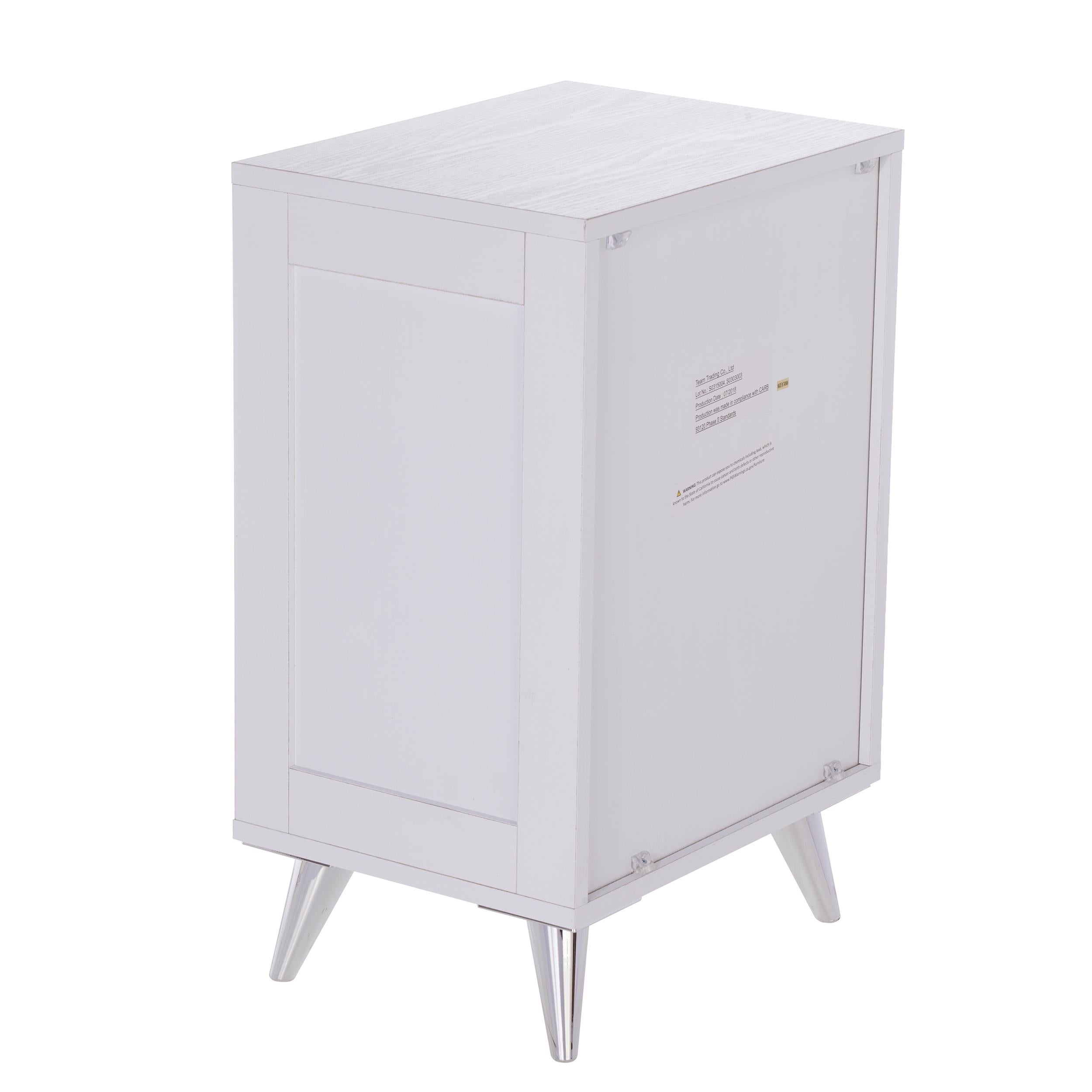 SEI Bonthu Midcentury Modern Storage Nightstand