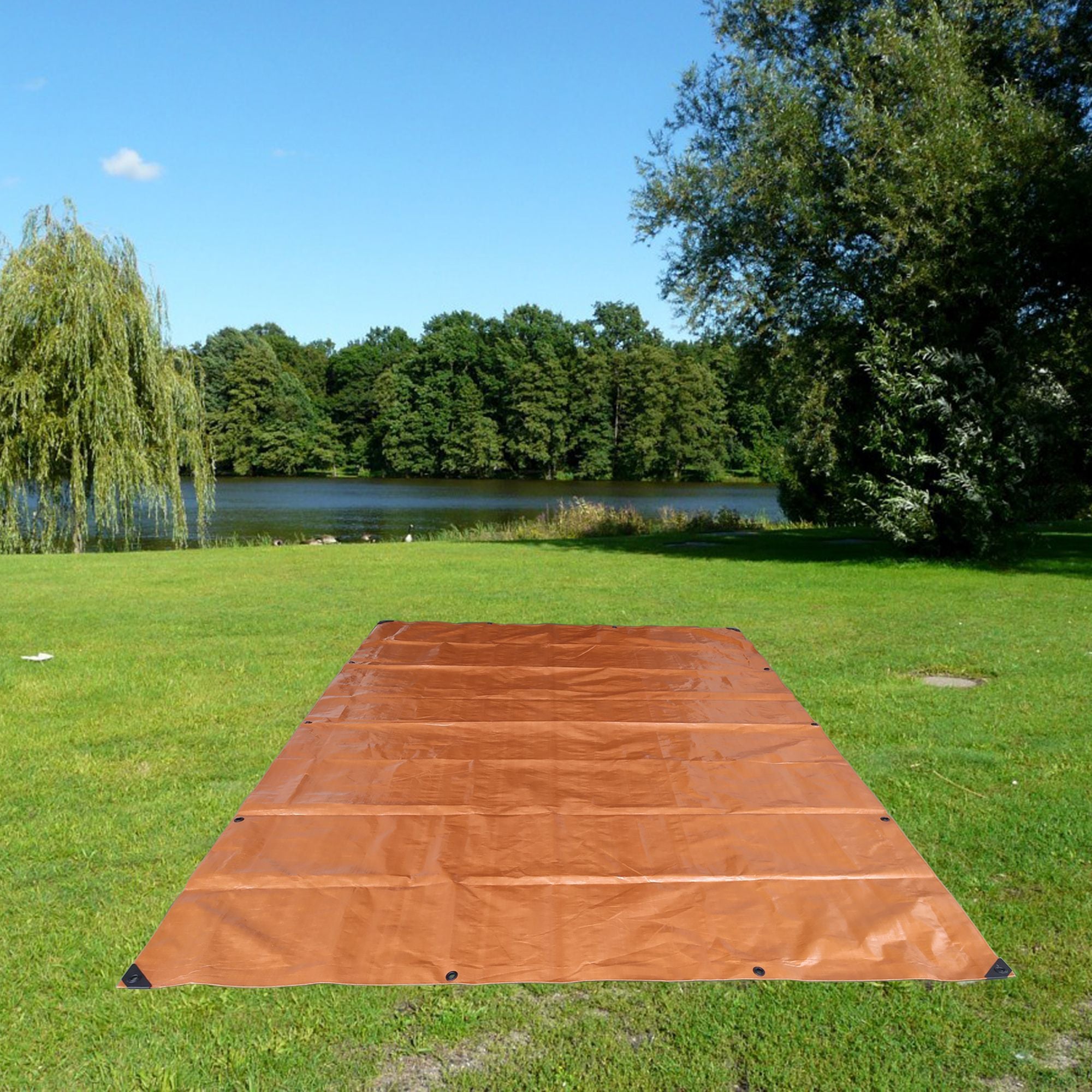 Hyper Tough Weather Resistant Heavy Duty 10 x 16' Polyethylene Tarp