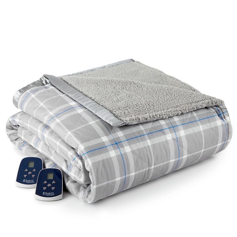 Micro Flannel? to Sherpa Heated Blanket