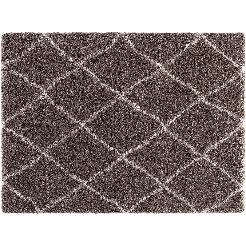 Concord Global Ocean Lattice Shag Rug