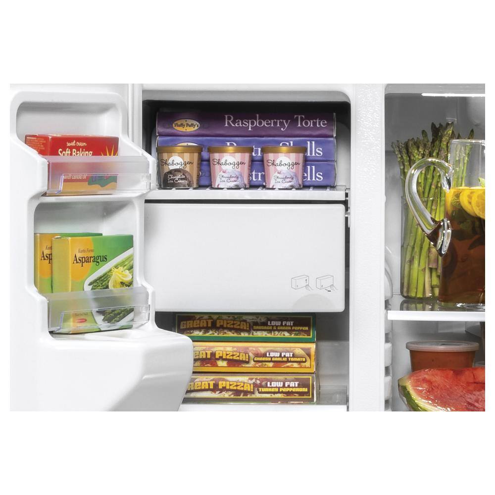 GE 25.1 cu. ft. Side by Side Refrigerator in Fingerprint Resistant Stainless Steel GSS25IYNFS