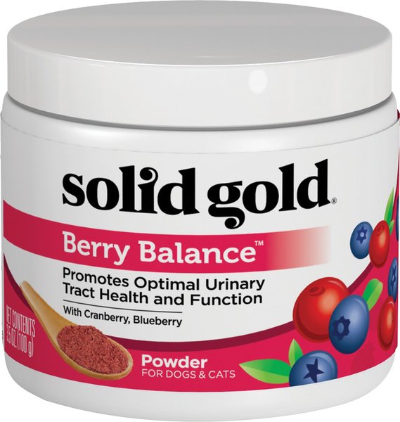 Solid Gold Berry Balance Urinary Tract Health Powder Supplement for Dogs and Cats