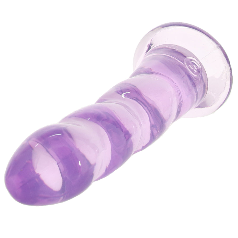 RealRock 7 Inch Ripply Dildo in Purple