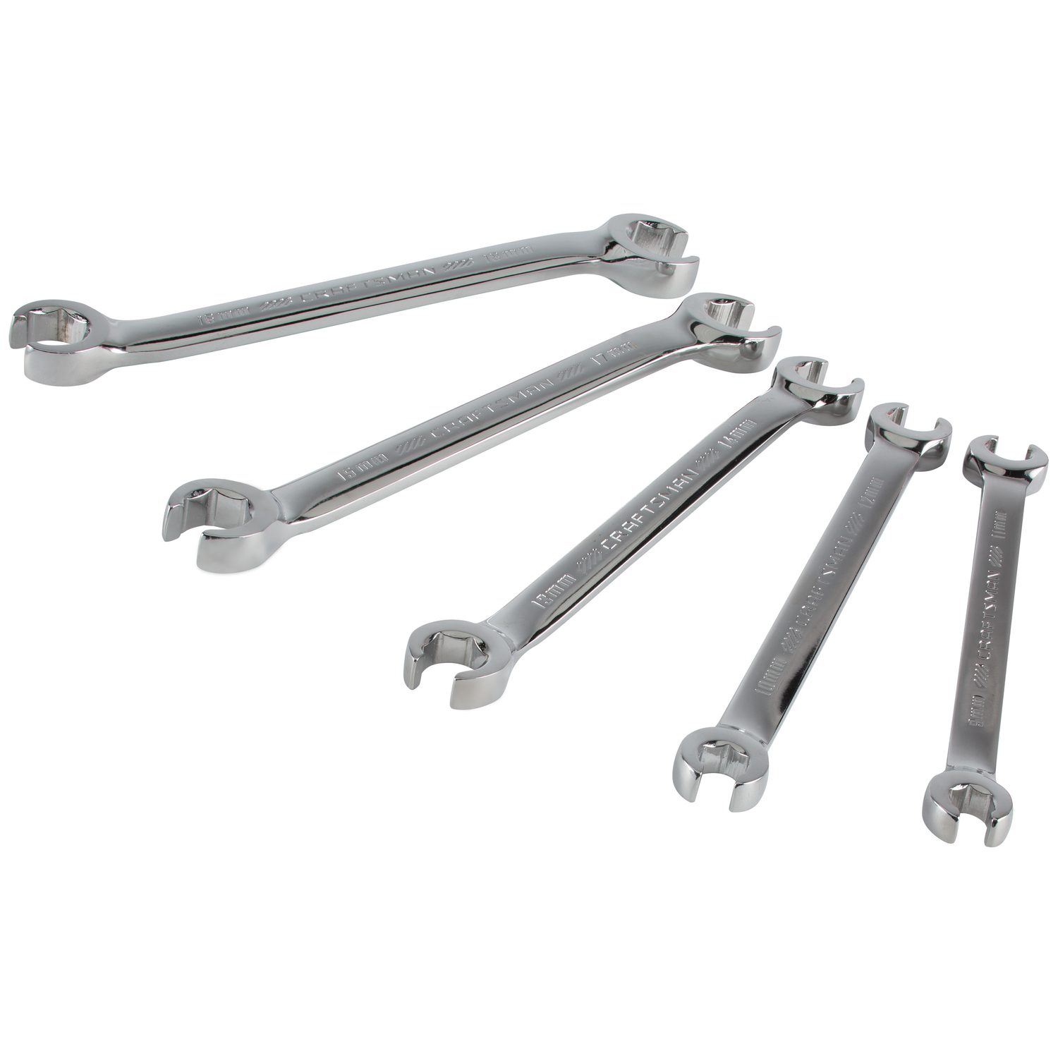 Craftsman 6 Point Metric Flare Nut Wrench Set 5 pc