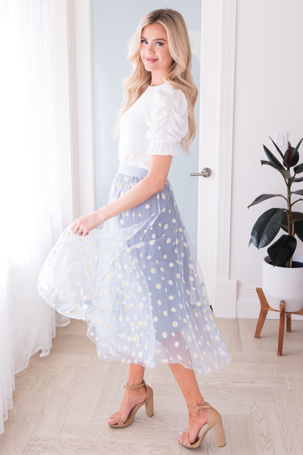 Crazy Daisy Modest Tulle Skirt