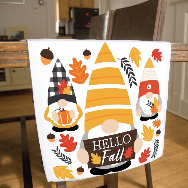 Big Dot Of Happiness Fall Gnomes Autumn Harvest Party Dining Tabletop Decor Cloth Table Runner 13 X 70 Inches