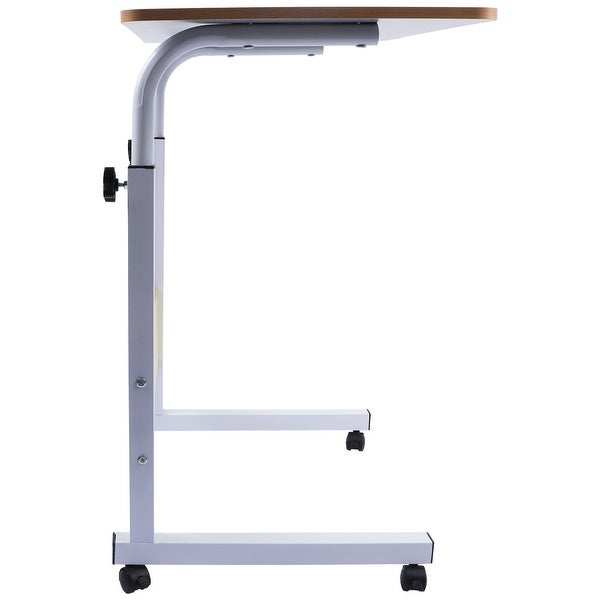 Adjustable Height Mobile Laptop Desk Rolling Stand w/ Wheel