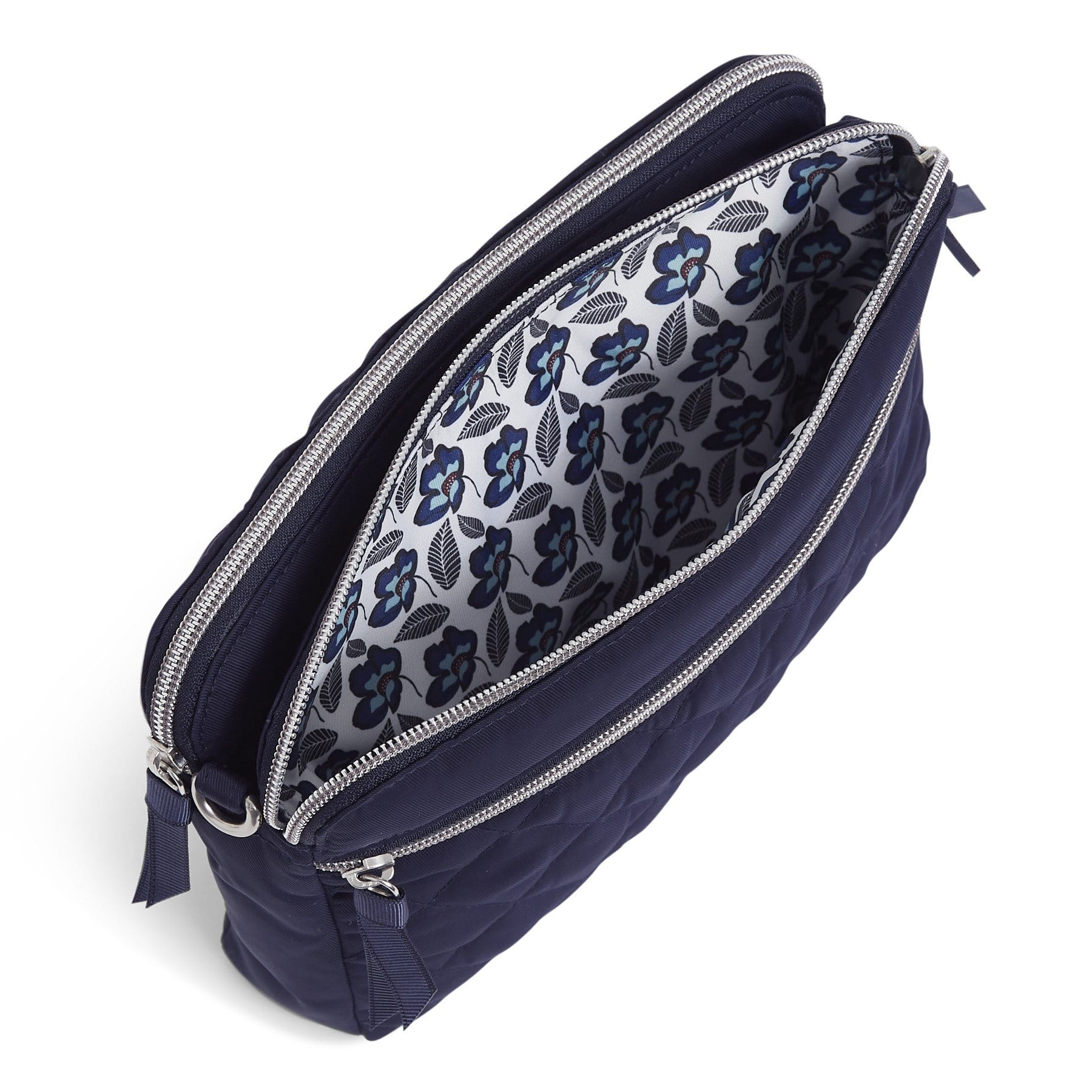 Triple Compartment Crossbody Bag