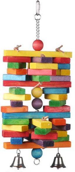 Super Bird Creations Woodpile Bird Toys， Large/X-Large