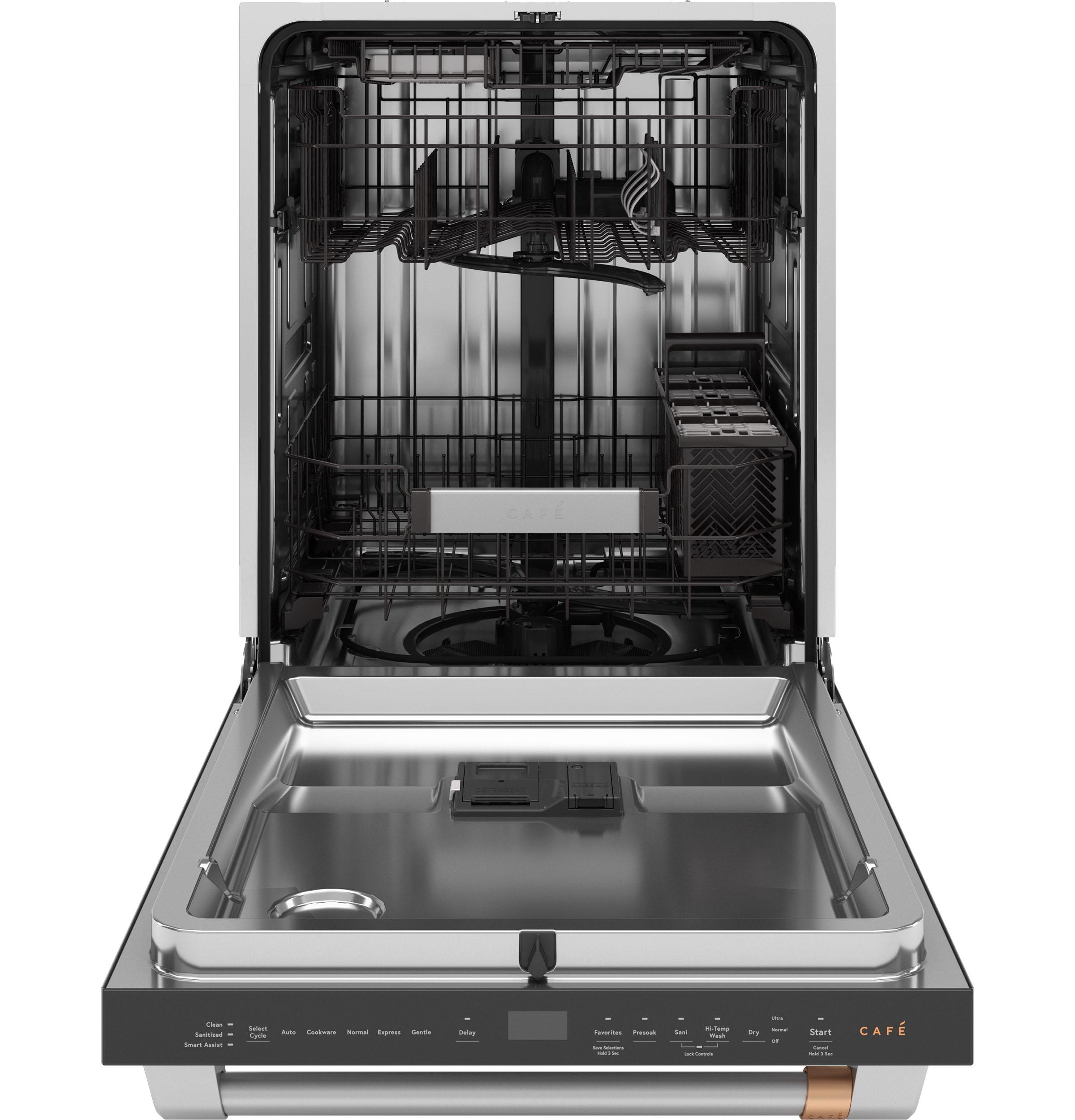 Cafe CDT828P2VS1 Café™ Customfit Energy Star Stainless Interior Smart Dishwasher With Ultra Wash & Dry, 42 Dba