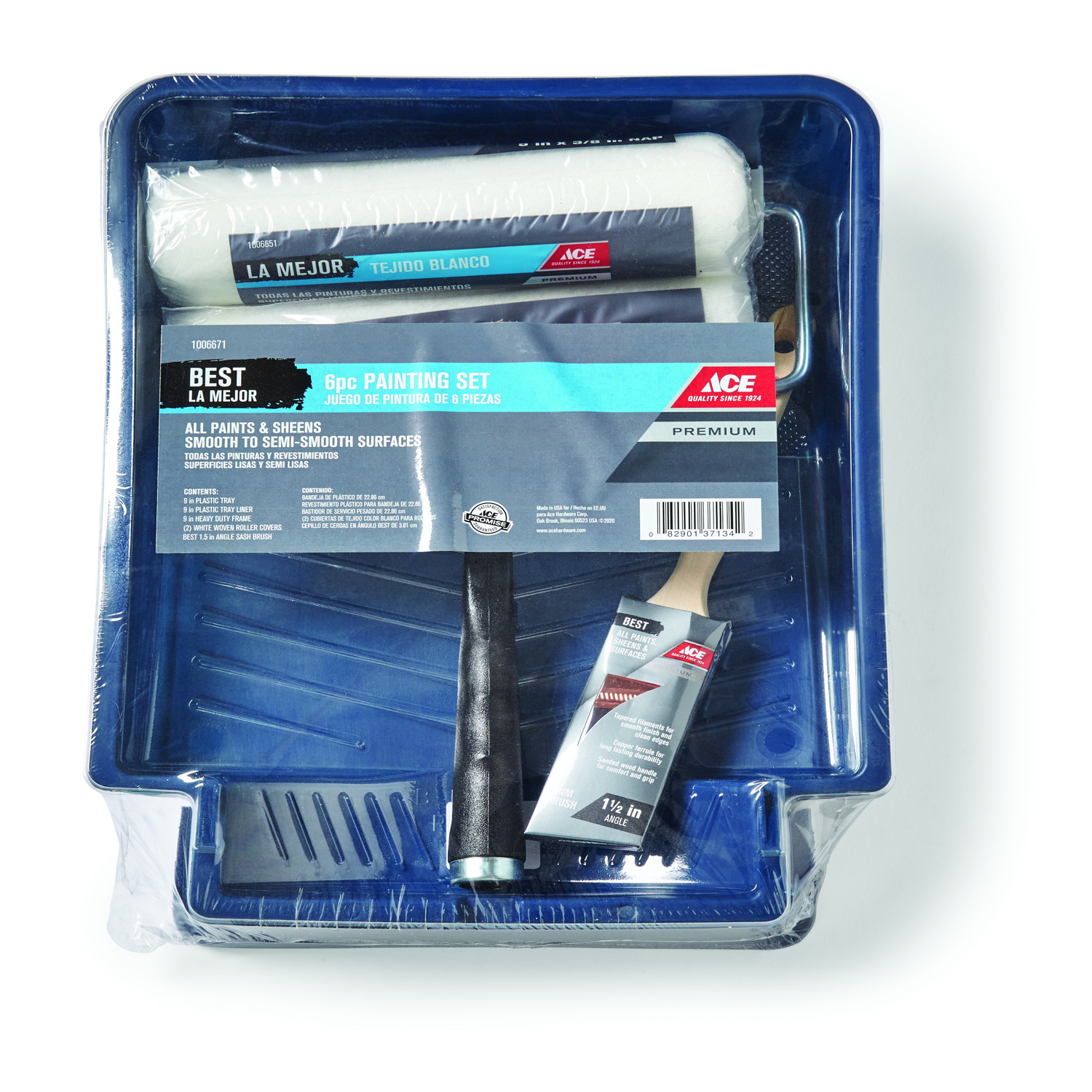 Ace Best Plastic 11 in. W X 15 in. L 2 qt Paint Tray Set