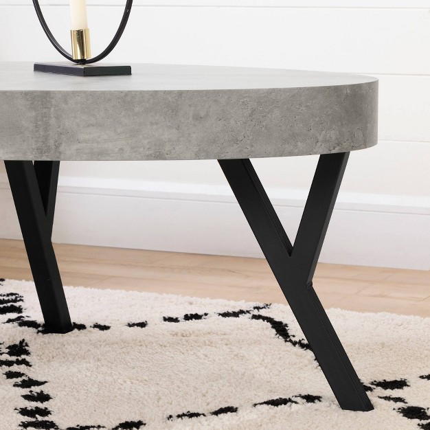 City Life Coffee Table Dark Gray South Shore