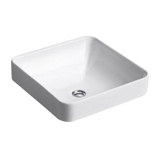 KOHLER Vox Vitreous China Vessel Sink in White K-2661-0