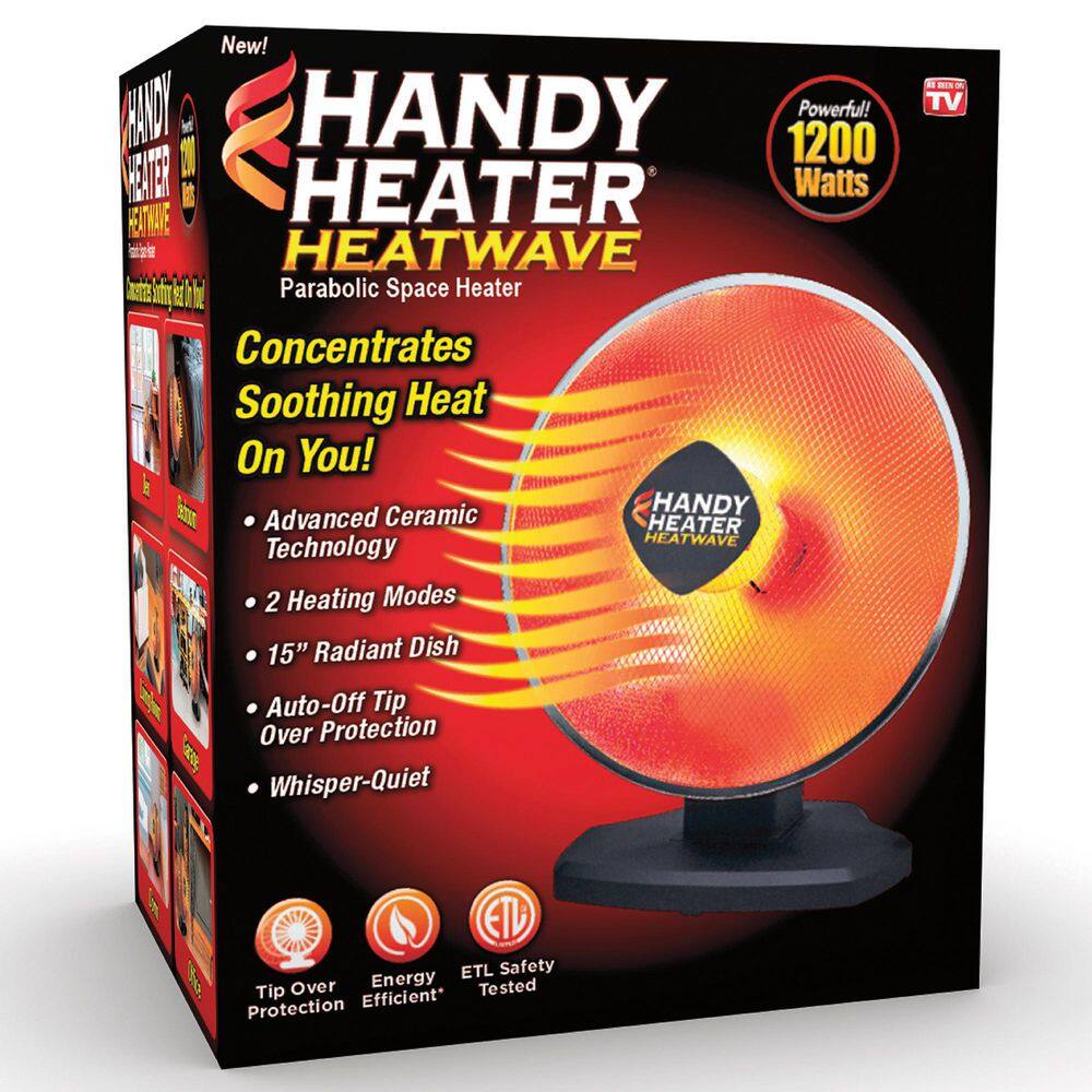 1200-Watt Electric Ceramic Parabolic Space Heater HEATP-MC1