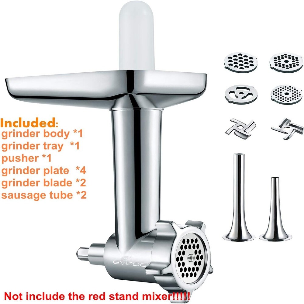 Meat Grinder Attachment Including 3 Sausage Stuffer Accessory for KitchenAid Stand Mixer