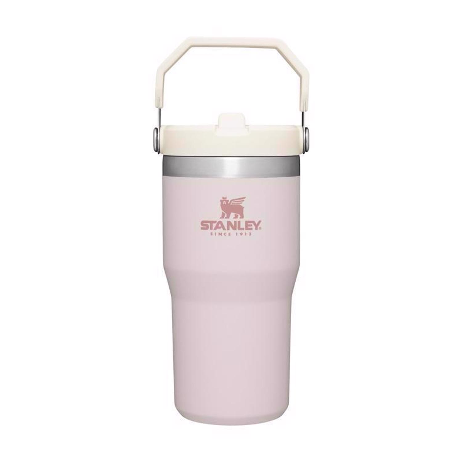 Stanley The IceFlow 20 oz Double-wall Vacuum Rose Quartz BPA Free Insulated Straw Tumbler