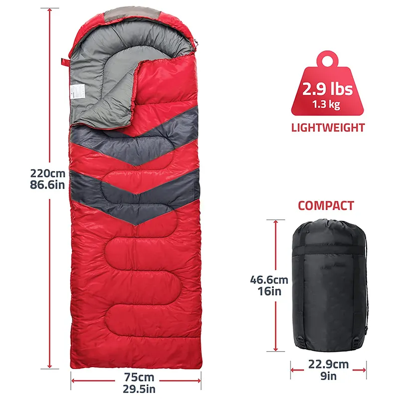 Hot Selling Travel Portable ultra liner Quilt Sleeping Bag Envelop Style Sleeping Bag