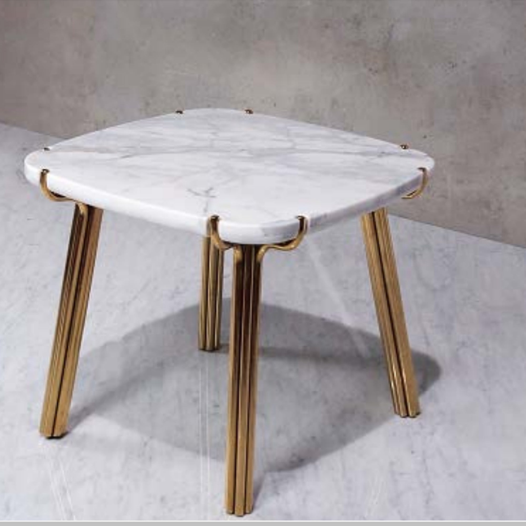 Set Of 2 Paradise Natural Marble Side Table Dt1200+Dt600