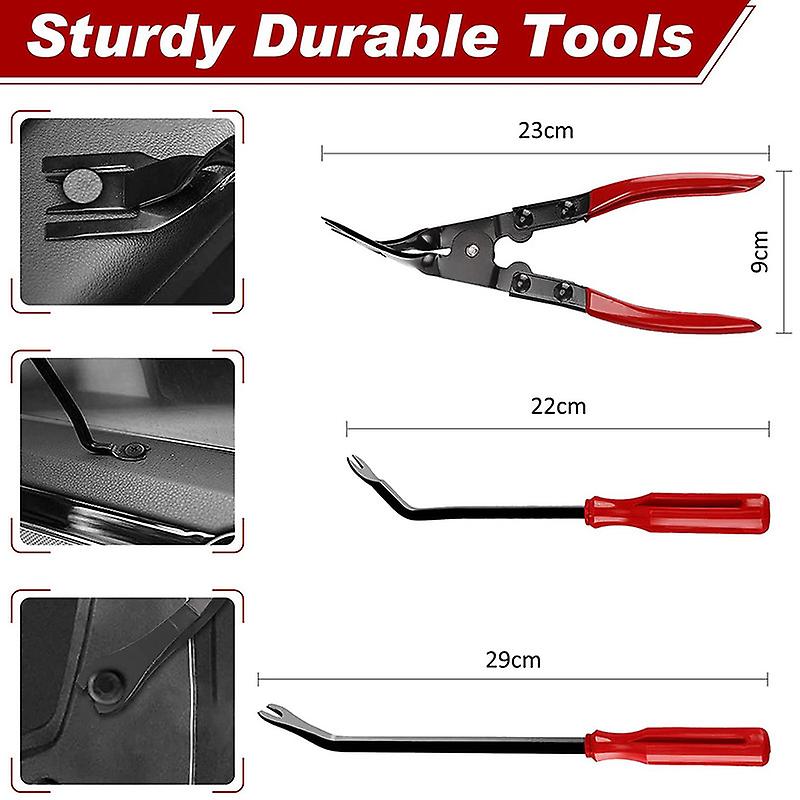 Hand Tool Set Pry Disassembly Tool Interior Door Clip Panel Trim Dashboard Removal Tool Kit Auto Car Opening Repair Tool Set