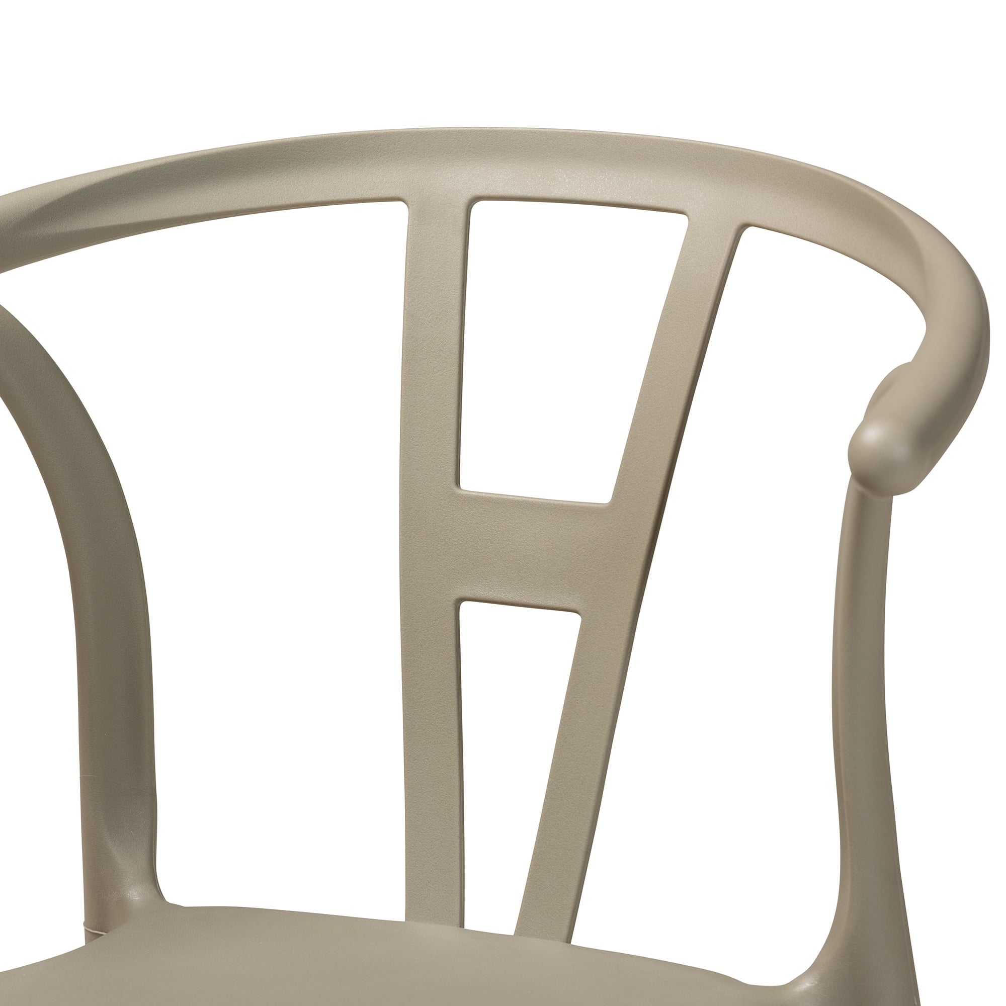 Baxton Studio Warner Dining Chair， Set of 4， Beige