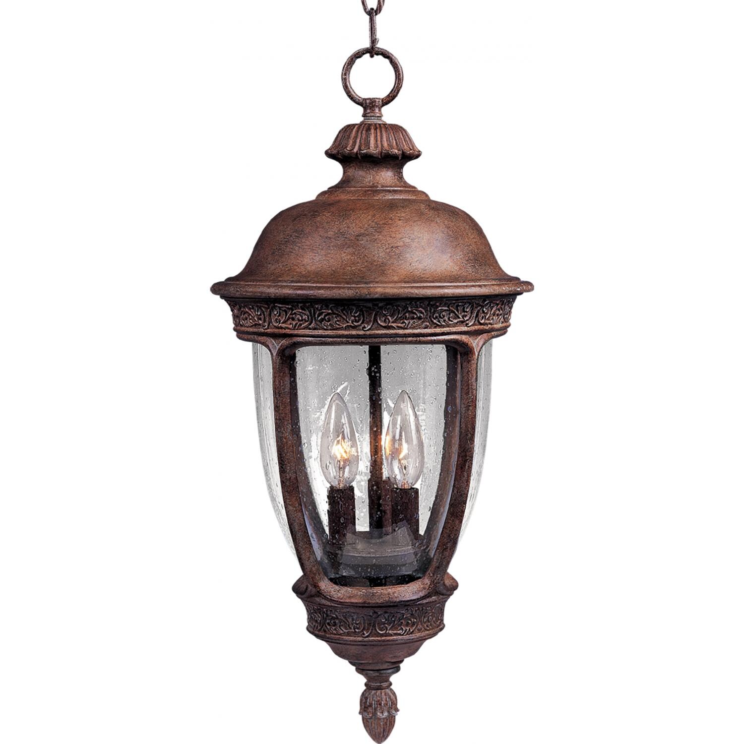 Maxim Knob Hill DC Three Light 26-Inch Outdoor Hanging Lantern