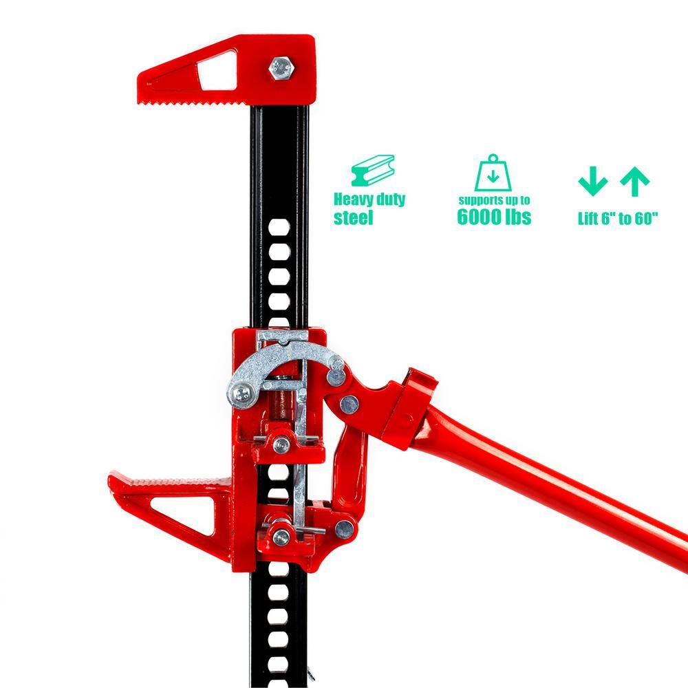 60 in. 3-Ton Farm Jack