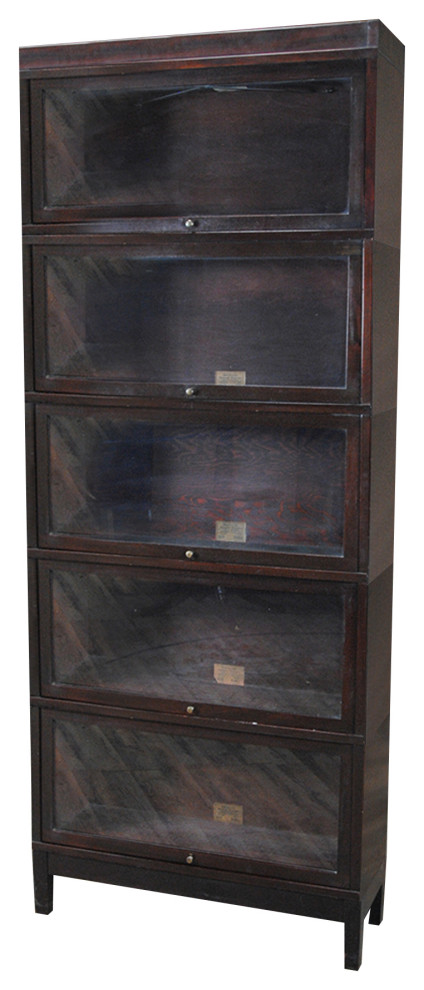 NVIN0347 Vintage Mahogany Globe Wernicke Bookcase   Transitional   Bookcases   by Niagara Furniture  Houzz