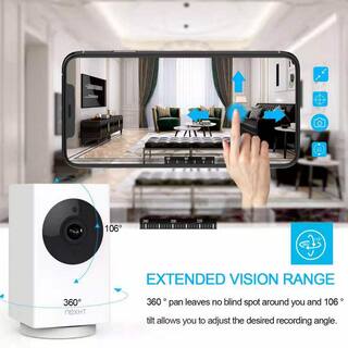 NexHT Smart WiFi 1080p Wireless Security Camera with Night Vision 2-Way Audio Cloud Storage Auto Track PanTiltZoom 86316