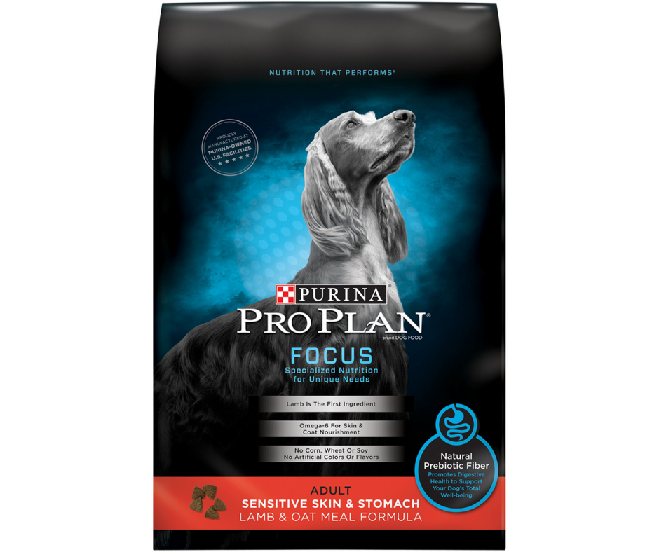 Purina Pro Plan - All Breeds， Adult Dog Sensitive Skin and Stomach Lamb