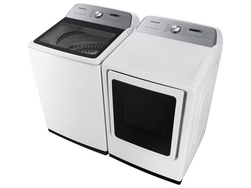 Samsung DVE52A5500W 7.4 Cu. Ft. Smart Electric Dryer With Steam Sanitize+ In White