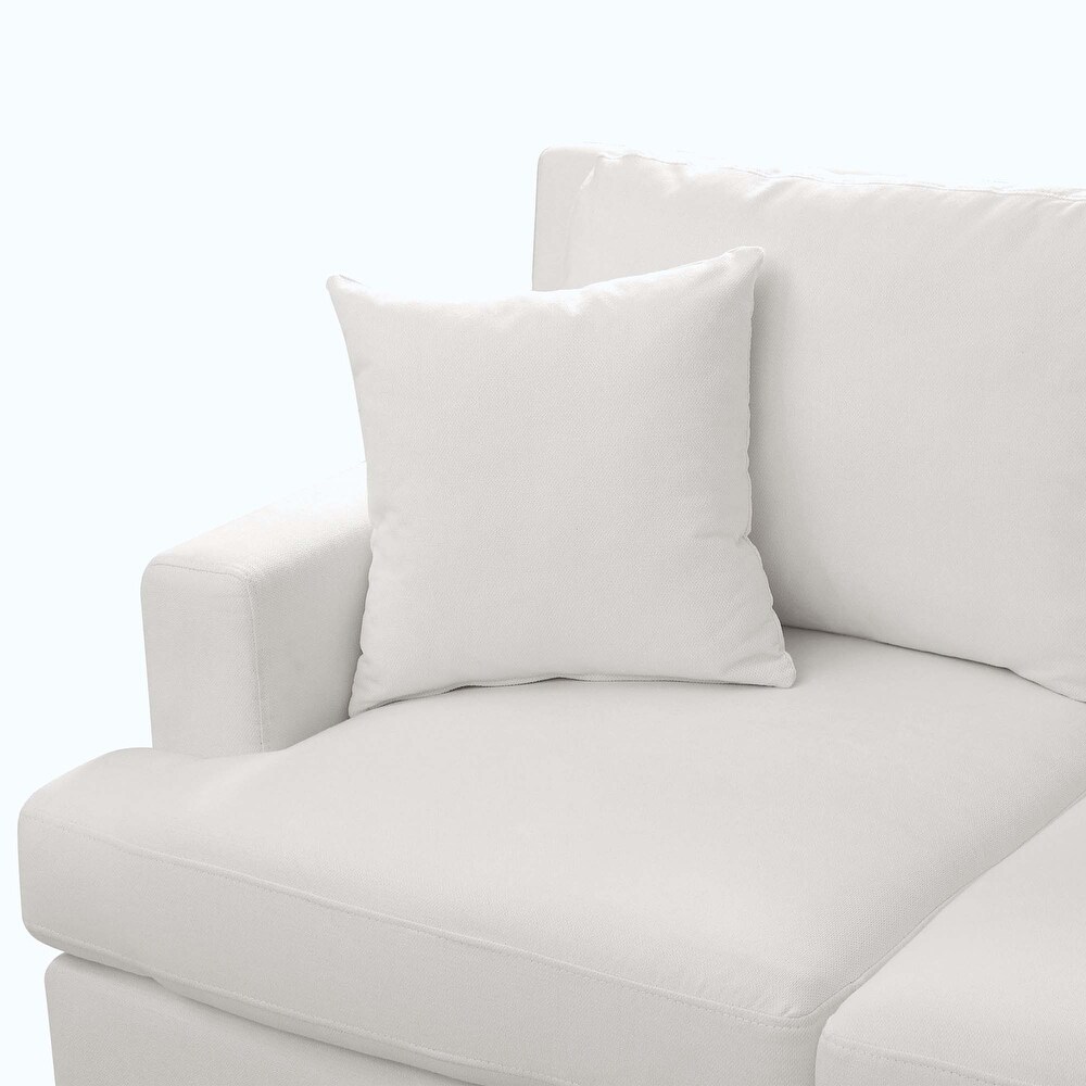 Sectional Modular Sofa with 2 Tossing cushions