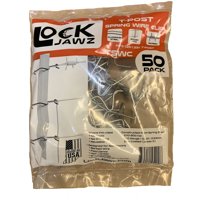 SPRING WIRE CLIPS 50PK