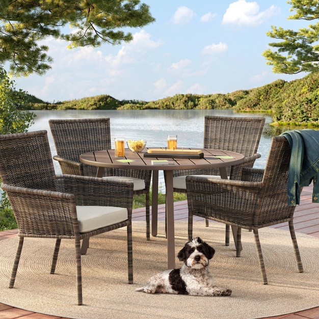 Monroe 2pk Patio Stack Dining Chairs