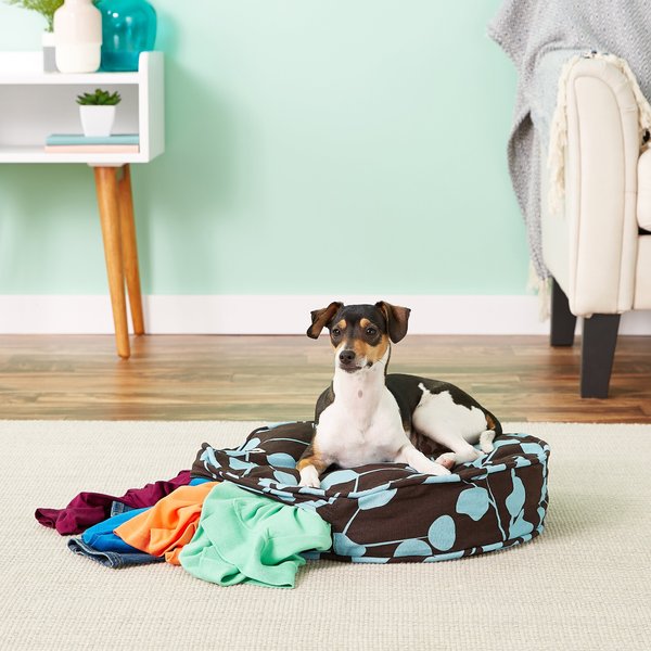 Eco Sustainable Molly Mutt Dog Bed Duvet Cover， Your Hand in Mine