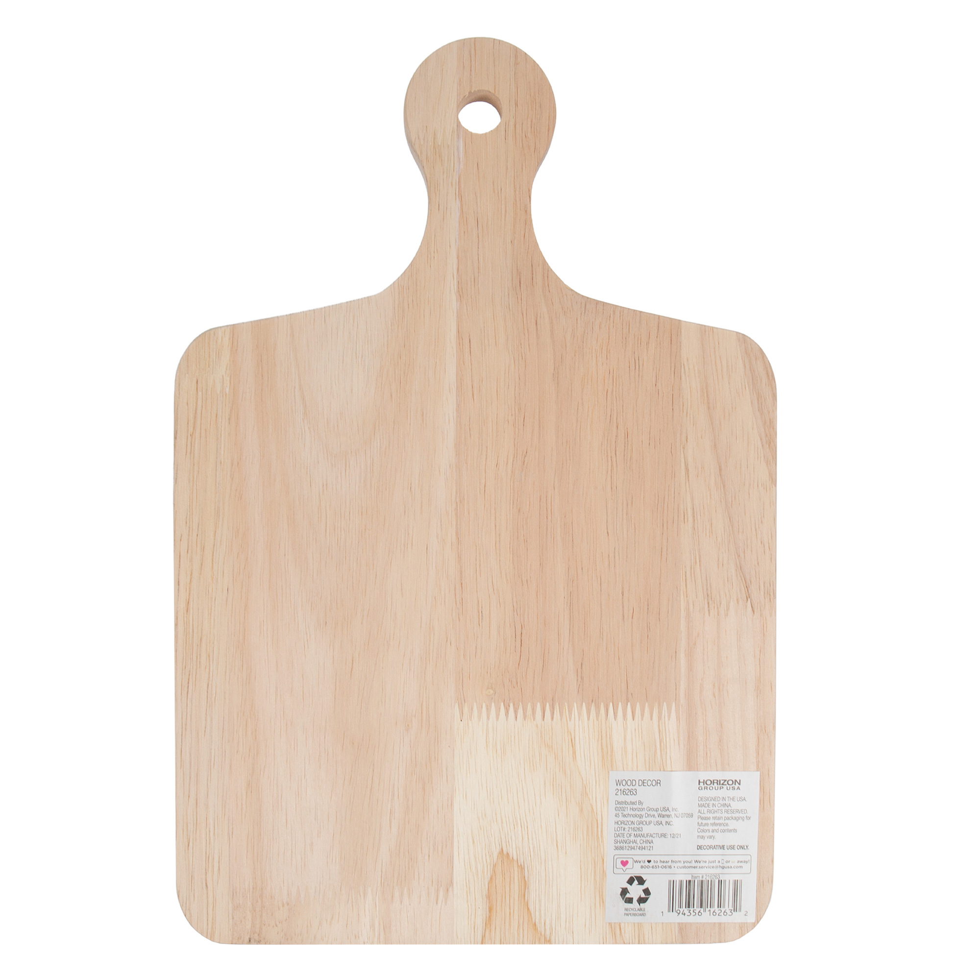 On The Surface Decorative Square Tray， Customizable Wooden Serving Tray With Handles: