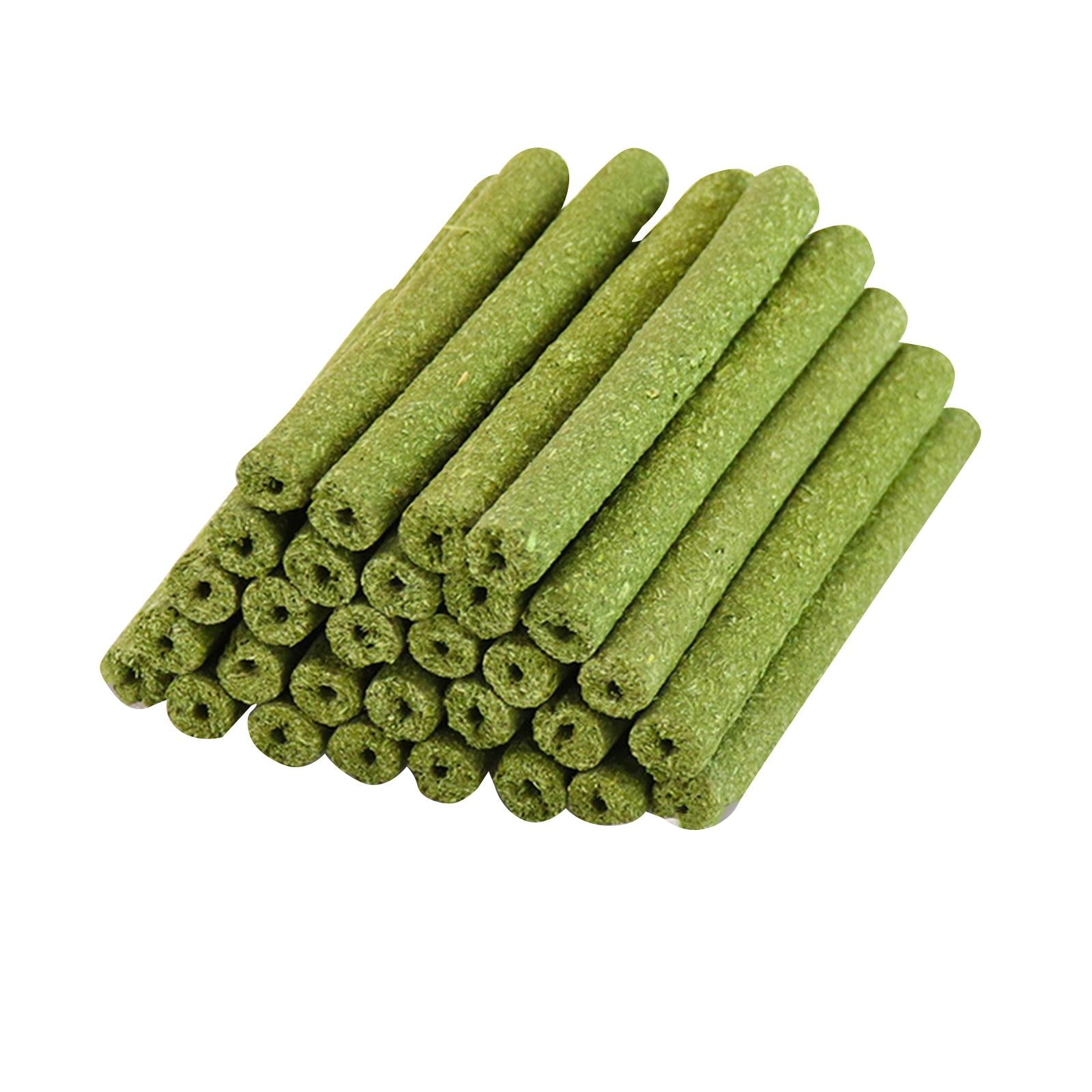 30Pcs Rabbit Chew Toys， Bunny Chew Toys Hay Sticks Grass Rabbit Molar Toys Hamster Chew Toys for Gerbils Grinding Bunny Chinchillas ing