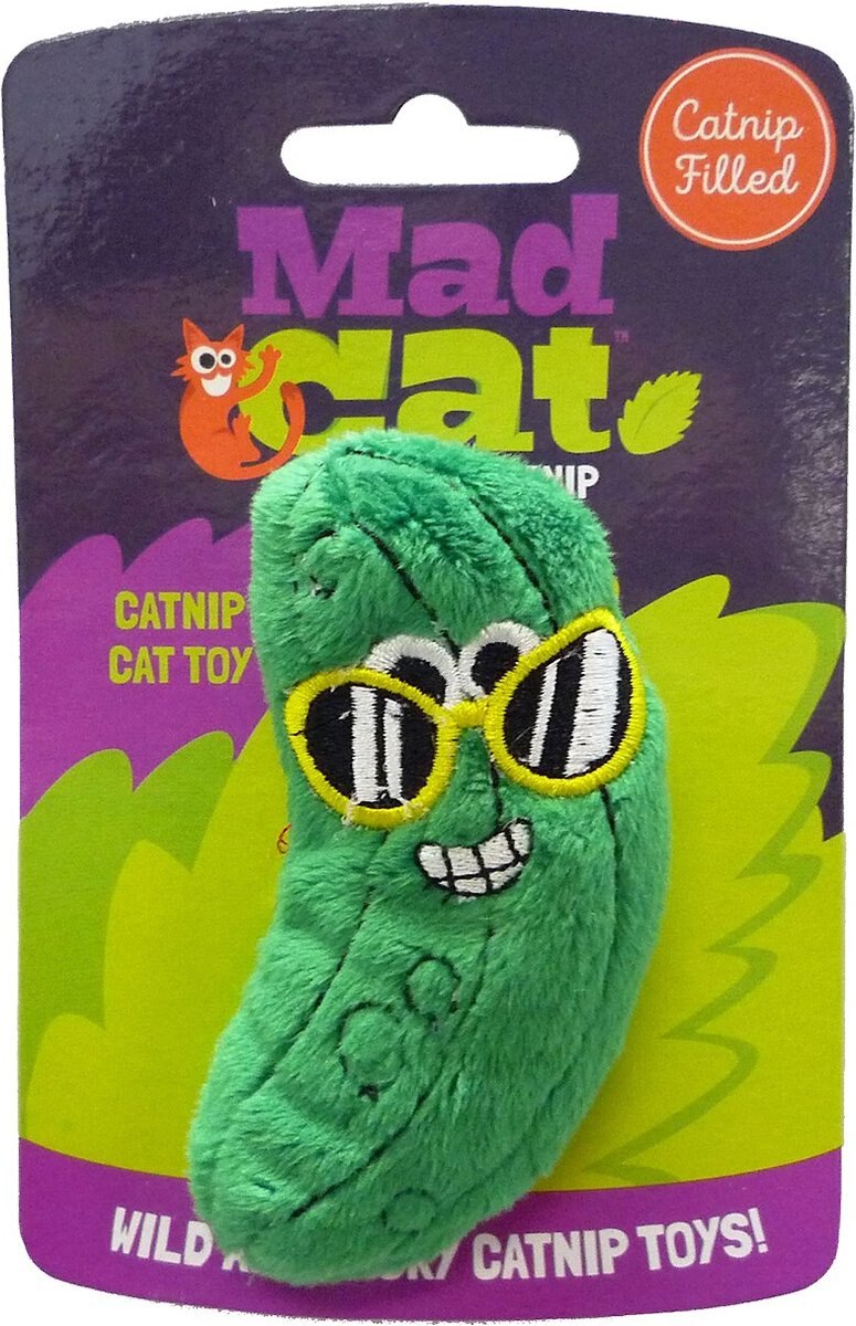 Mad Cat Cool Cucumber Catnip and Silvervine Cat Toy