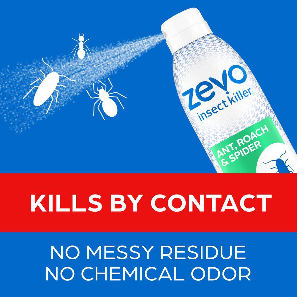 ZEVO 10 oz. Ant Roach and Spider Insect Killer Aerosol Spray 081813501752