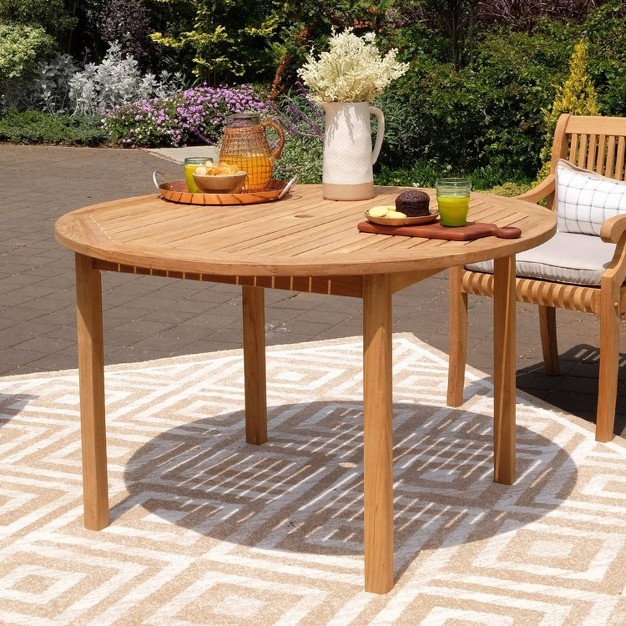 Mosko 5pc Solid Teak Outdoor Dining Set Cambridge Casual