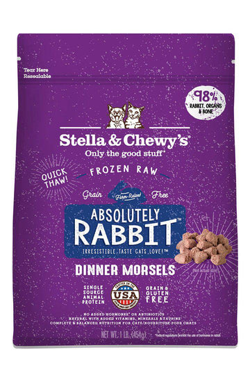 Stella and Chewy's Absolutely Rabbit Frozen Raw Cat Food