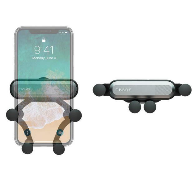 Link Gravity Universal Cell Phone Air Vent Mount Compatible W Iphone  Moto Huawei Nokia Lg Smartphones