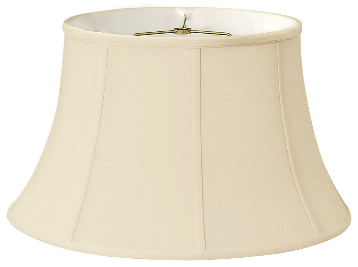 Royal Designs Shallow Drum Bell Billiotte Lamp Shade - Eggshell - 13 x 19 x 11.26 - BS-711-19EG