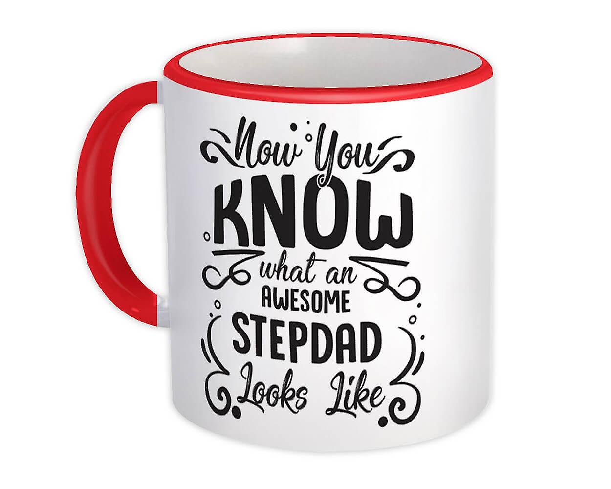 Gift Mug: Now you Know What an Awesome STEPDAD Looks Family