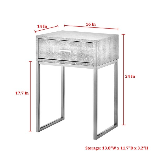 Ammon 1 Drawer End Table